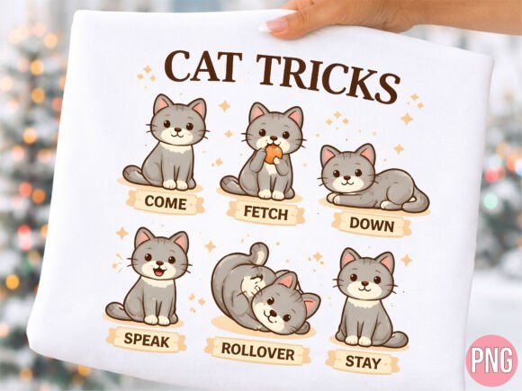 Funny Cat Tricks Training Guide PNG