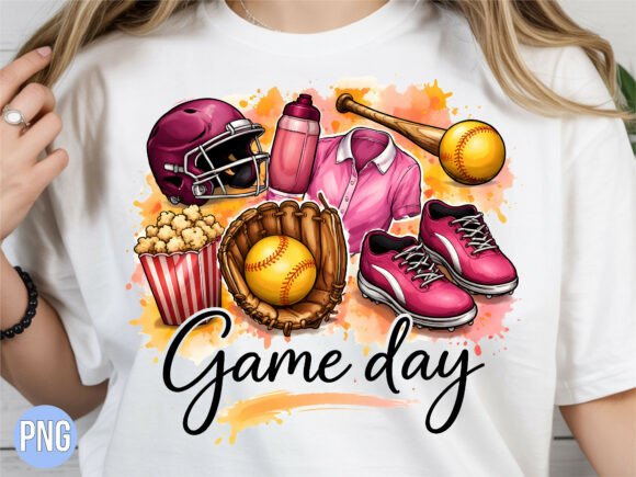 Softball Game Day Sports Equipment PNG: A Guide for Digital Creators