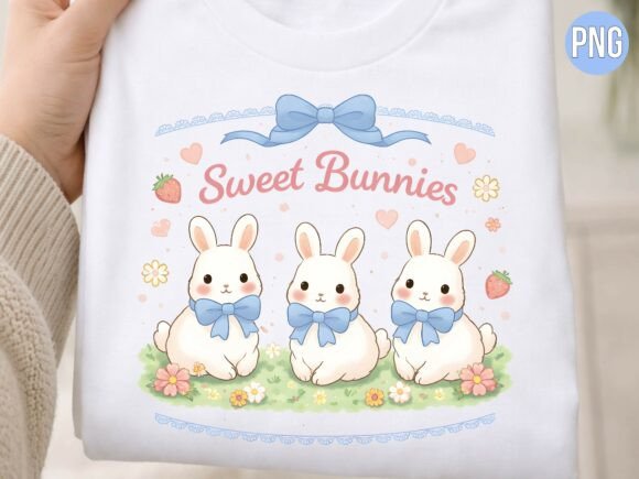 Sweet Bunnies Floral Easter Garden PNG: Integrating High-Quality Digital Assets into Your Creative Workflow
