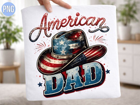 Unlock Creative Potential with the American Dad Cowboy Hat Patriotic PNG