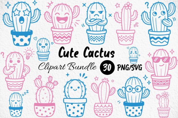 Unlocking the Potential of Your Cute Cactus Clipart Bundle PNG SVG for Professional Results