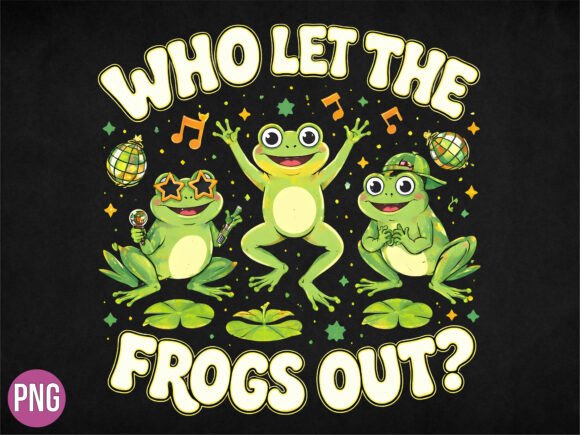 Who Let the Frogs Out: Disco Party Design